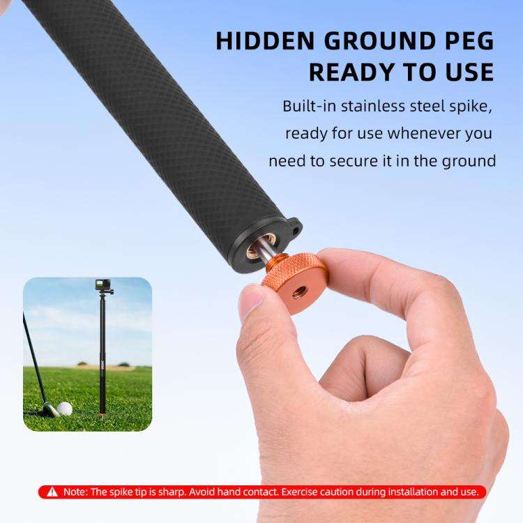 For DJI Osmo Pocket 3 / Action 6 / Insta360 X5 BRDRC Telescopic Extension Pole Selfie Stick(1.6m)