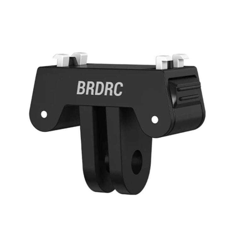 For Insta360 Ace Pro / Ace Pro 2 BRDRC Two-Claw Extendable Magnetic Quick-Release Base(Black)