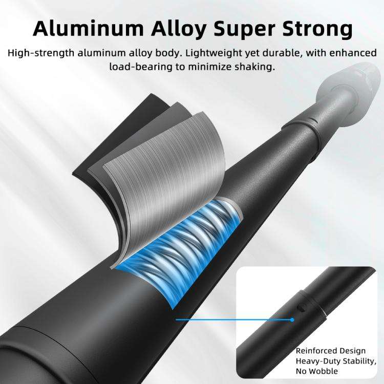 For Insta360 Ace Pro 1 / 2 / ACE / X5 Flymile Quick-Release Selfie Extension Tripod(Black)