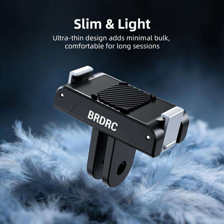 BRDRC For DJI Magnetic Quick-Release Base Two-Claw Stand Extension Accessory(For Osmo Action 6 / ...