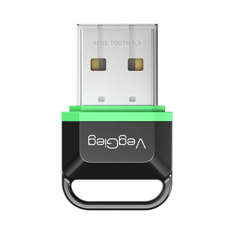 VegGieg Bluetooth 5.3 USB Adapter for Computer Headphones & Speakers - Wireless Transmitter/Receiver