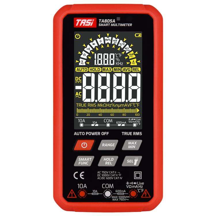 TASI TA805A Battery-powered Large Screen Digital Fully Automatic Smart Multimeter