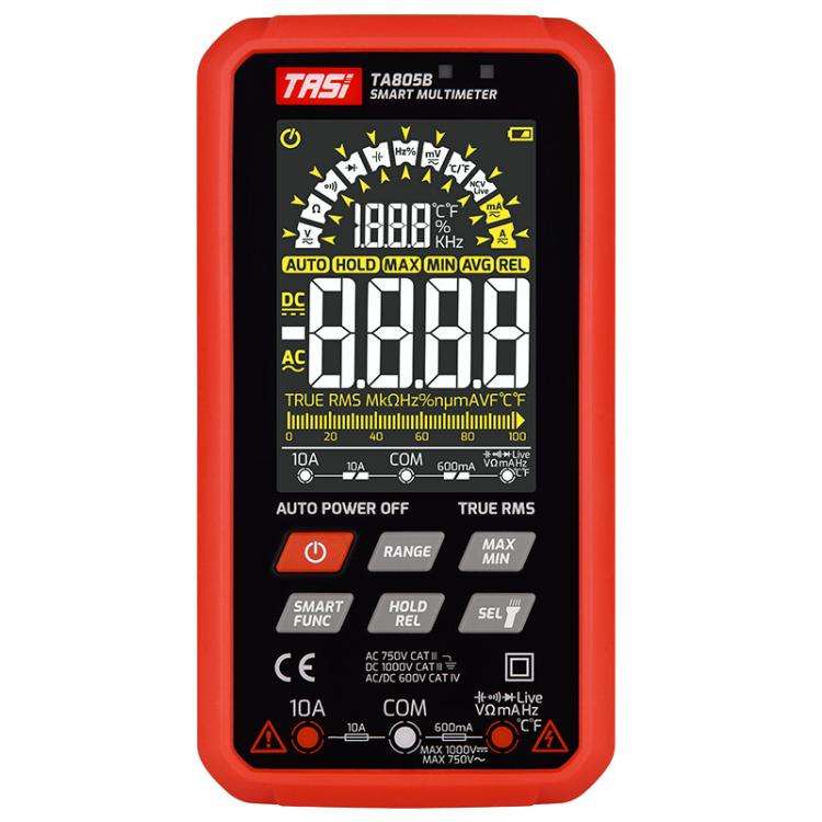 TASI TA805B Rechargeable Large Screen Digital Fully Automatic Smart Multimeter