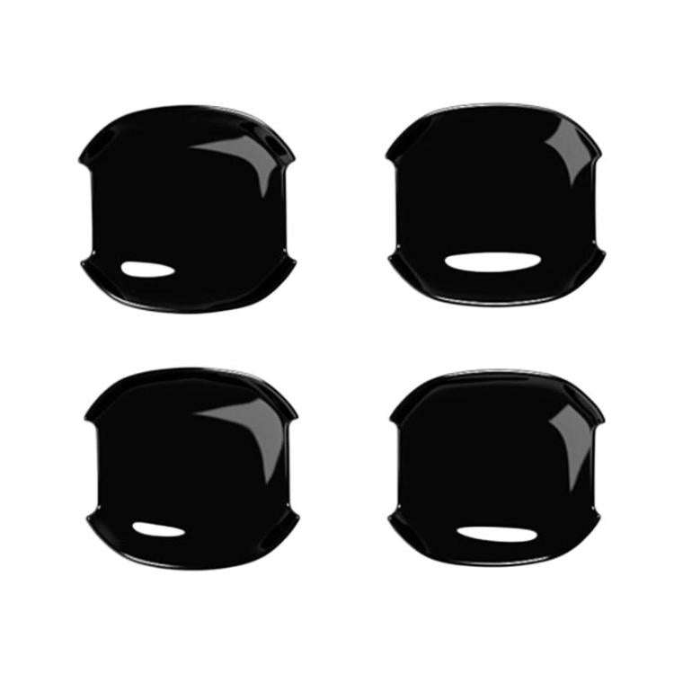 4pcs For Toyata RAV4 / Wildlander Anti-Scratch Car Door Cup Protector Sticker(Black)