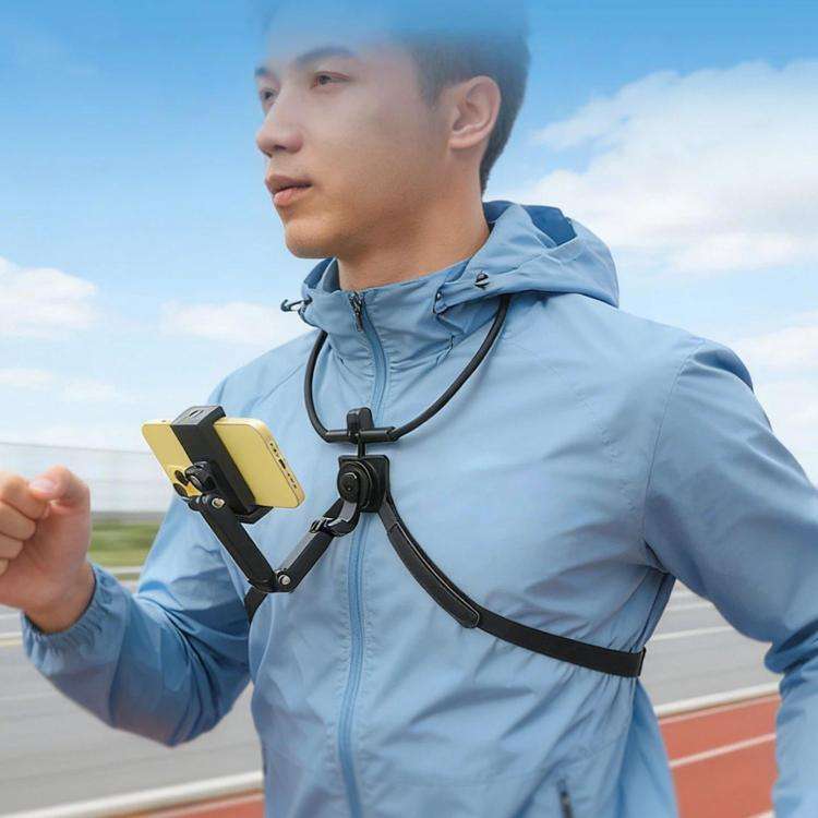 POV Neck Mount For Cell Phone & Action Camera Quick-Release Neck Holder With Extension Rod Extra ...
