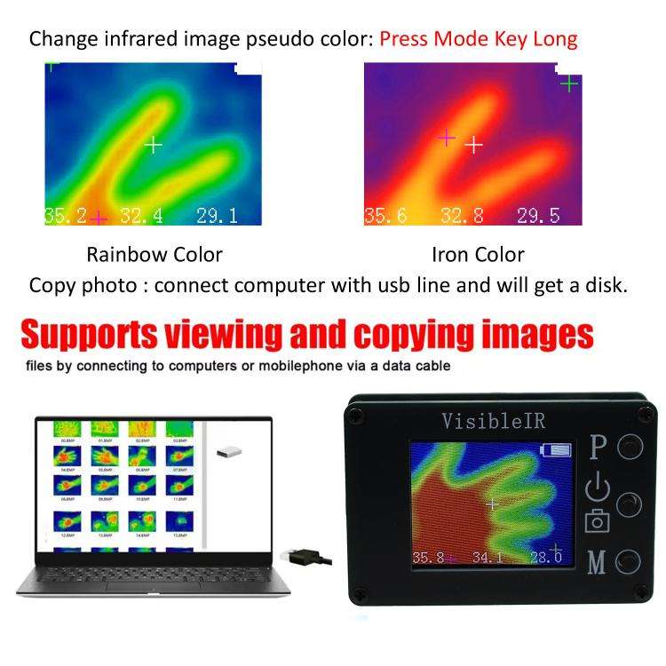 VisibleIR B18 Infrared-Visible Thermal Imager Camera(Black)