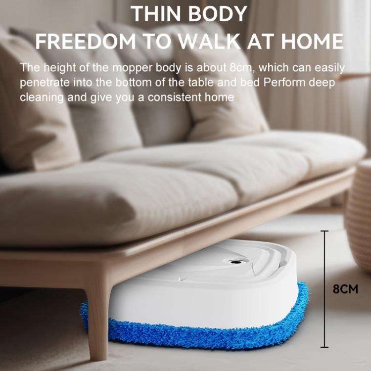 P6 Mini Rechargeable Household Floor Sweeping Robot Smart Multifunctional Floor Mop Cleaner, Spec...