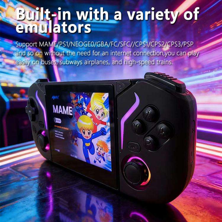 X95 Pro Android 9.0 Handheld Game Console, 3.5 Inch IPS Screen Retro Game Player Support WiFi Vid...