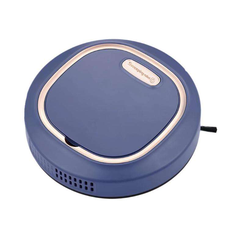 Fully Automatic Home Smart USB Rechargeable Cleaning Robot(Blue)