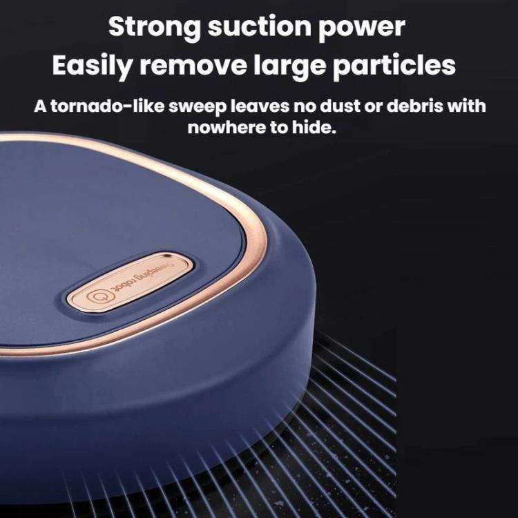 Fully Automatic Home Smart USB Rechargeable Cleaning Robot(Black)