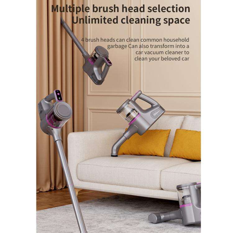 Multifunctional Cordless Handheld Vacuum Cleaner Floor Scrubber Combo(White)