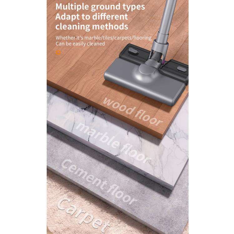 Multifunctional Cordless Handheld Vacuum Cleaner Floor Scrubber Combo(White)