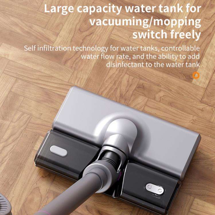 Multifunctional Cordless Handheld Vacuum Cleaner Floor Scrubber Combo(White)