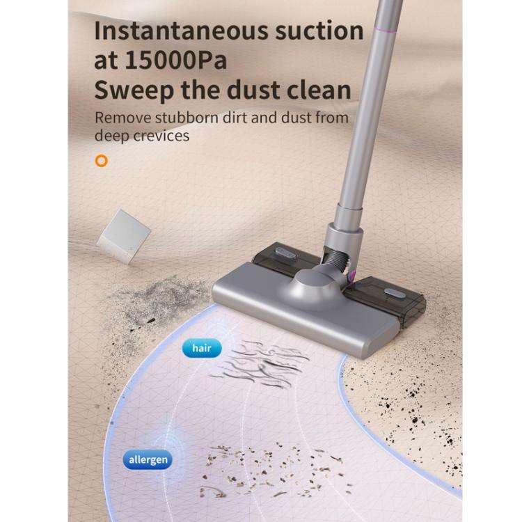 Multifunctional Cordless Handheld Vacuum Cleaner Floor Scrubber Combo(White)