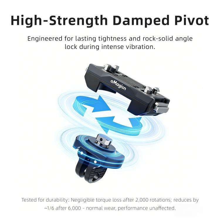 aMagisn 360-Degree Rotatable Magnetic Quick Release Mount For Insta360 Ace Pro 2 / Ace Pro / X6 /...