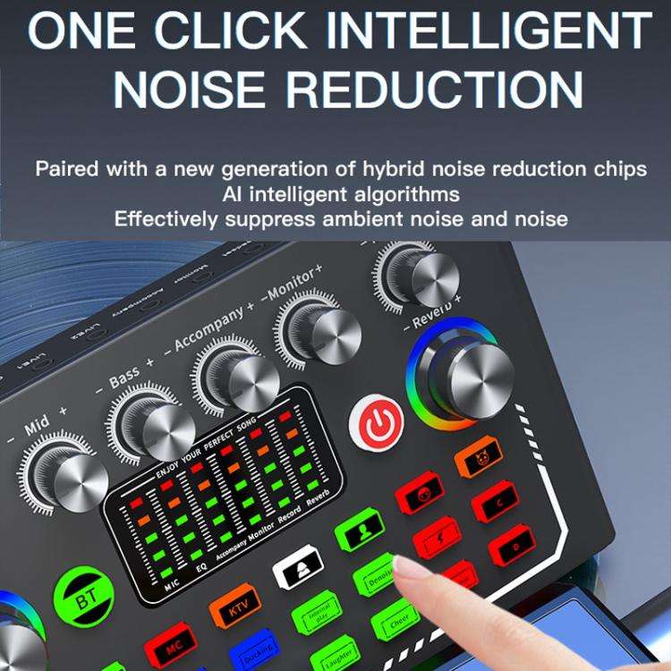 Dual BM800 Condenser Microphone With F009 Live Sound Card Kit Podcast Equipment Bundle Adjustable...