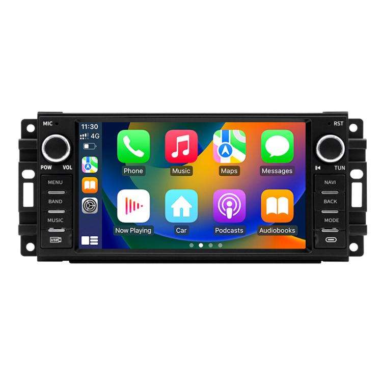7 Inch Navigation GPS Reversing Car Radio Carplay For Dodge / Jeep / Chrysler, Specification: Oct...