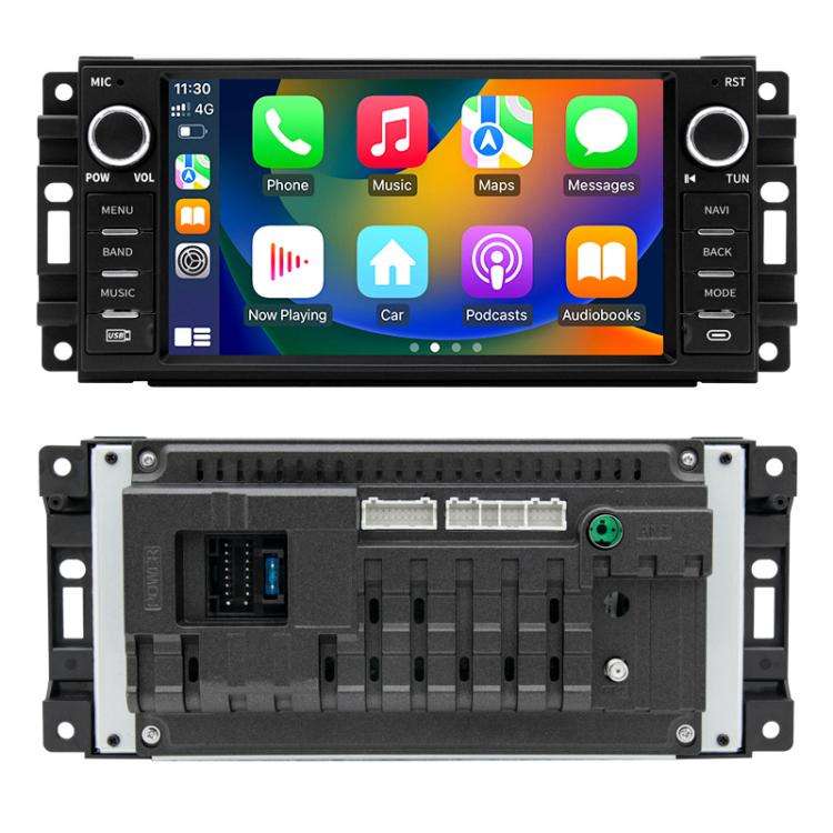 7 Inch Navigation GPS Reversing Car Radio Carplay For Dodge / Jeep / Chrysler, Specification: Oct...