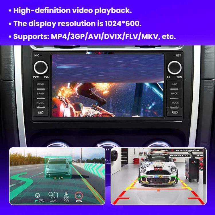 7 Inch Navigation GPS Reversing Car Radio Carplay For Dodge / Jeep / Chrysler, Specification: Oct...