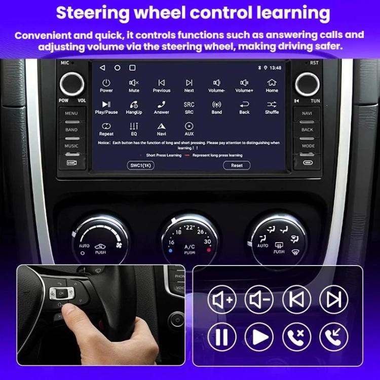 7 Inch Navigation GPS Reversing Car Radio Carplay For Dodge / Jeep / Chrysler, Specification: Oct...