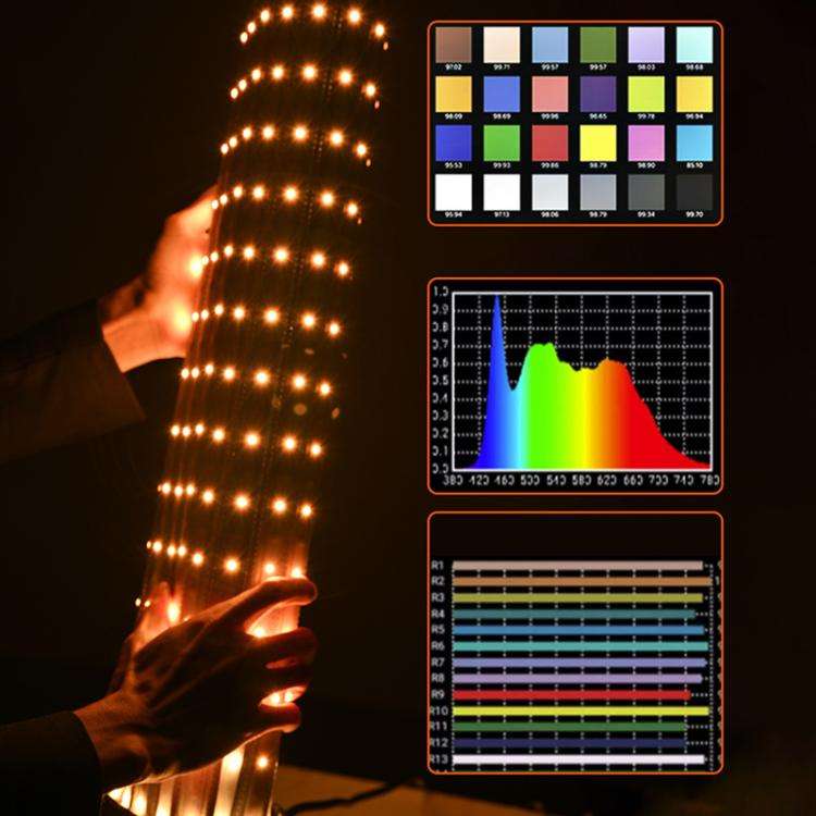 DENGWEI FP150S 150W Rollable LED Video Light With Grid 2700K-6500K Bi-Color Flexible LED Light Pa...