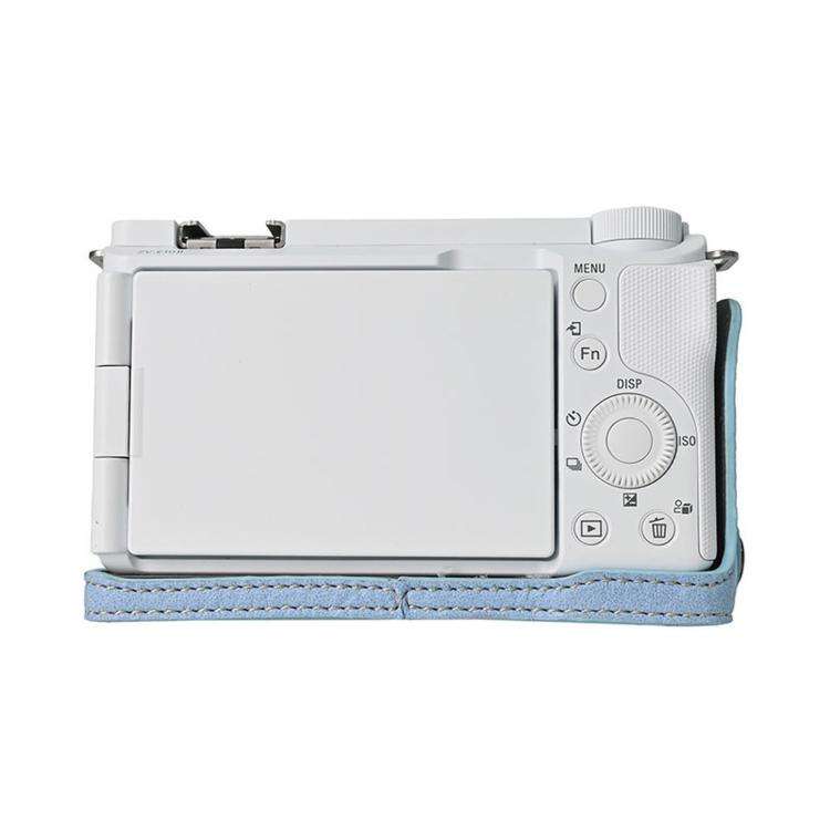 For Sony ZV-E10 II / ZV-E10M2 PU Leather Camera Case Bag Protective Half Body Cover With Shoulder...