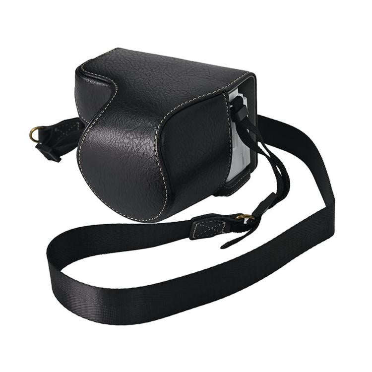 For Sony ZV-E10 II / ZV-E10M2 PU Leather Camera Case Bag Protective Half Body Cover With Shoulder...