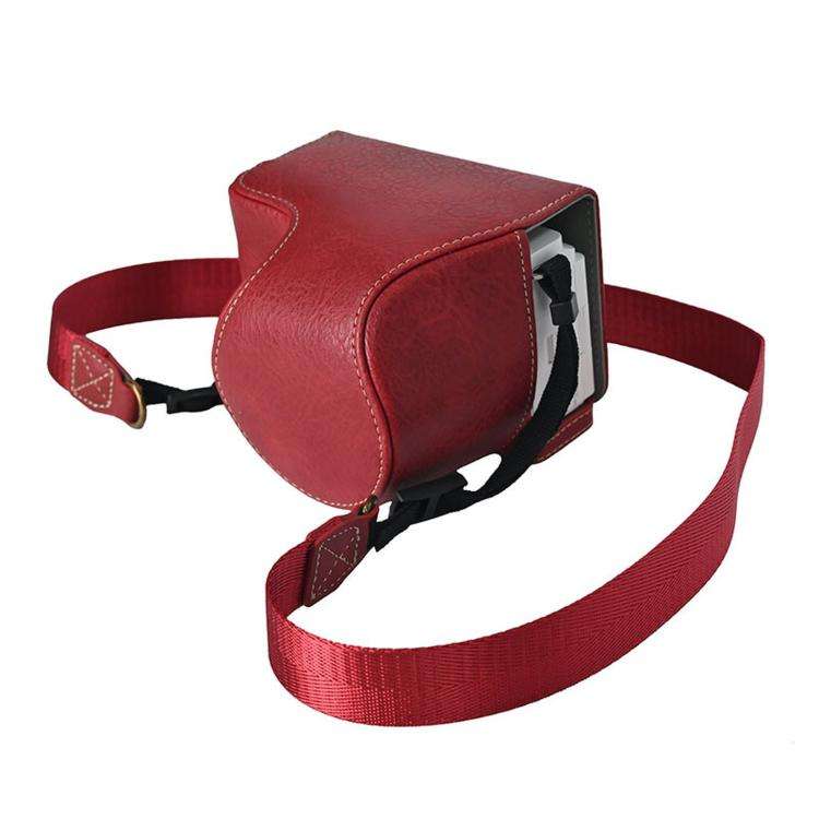 For Sony ZV-E10 II / ZV-E10M2 PU Leather Camera Case Bag Protective Half Body Cover With Shoulder...