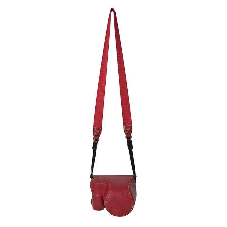 For Sony ZV-E10 II / ZV-E10M2 PU Leather Camera Case Bag Protective Half Body Cover With Shoulder...