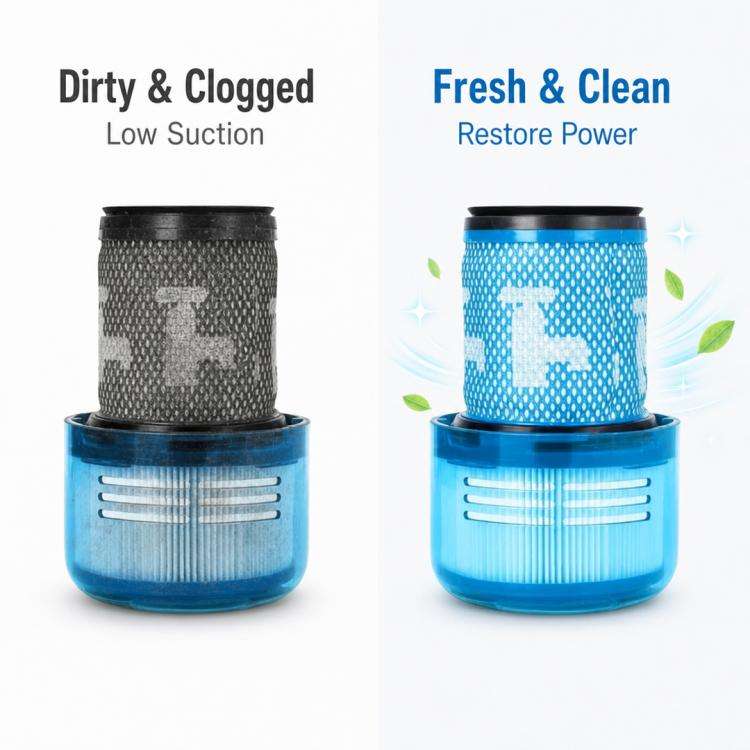 Replacement Filter For Dyson V12 Detect Slim / SV20 Vacuum HEPA Post-Filter