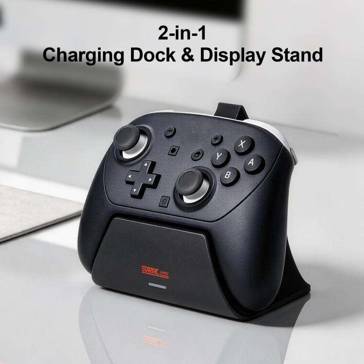 For Nintendo Switch 2 Pro STARTRC GAMES Controller Charging Dock Adapter Stand(Black)