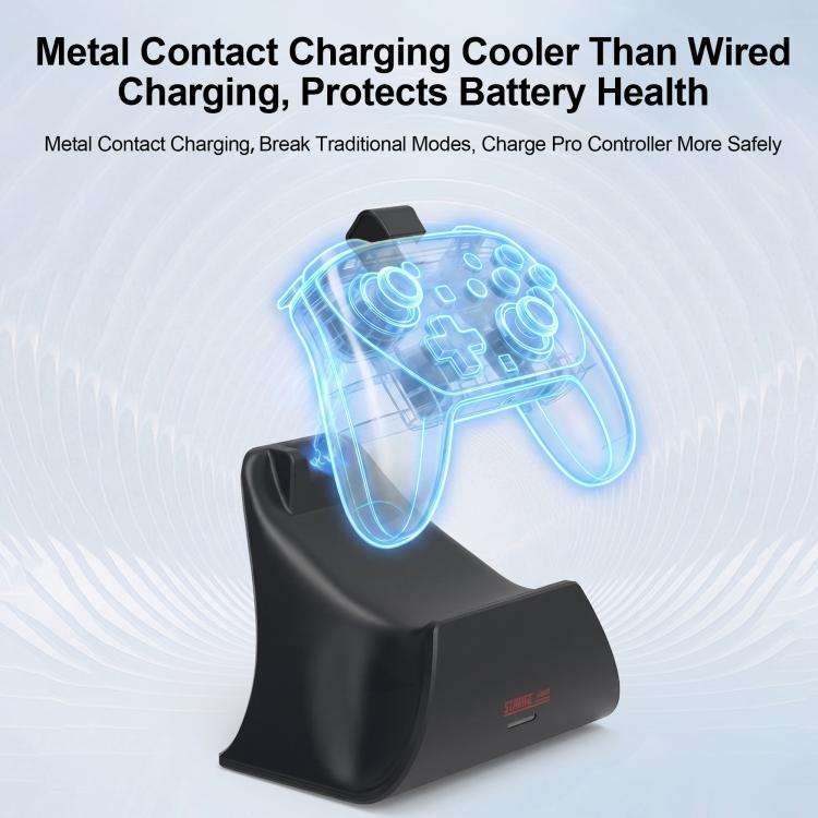For Nintendo Switch 2 Pro STARTRC GAMES Controller Charging Dock Adapter Stand(Black)