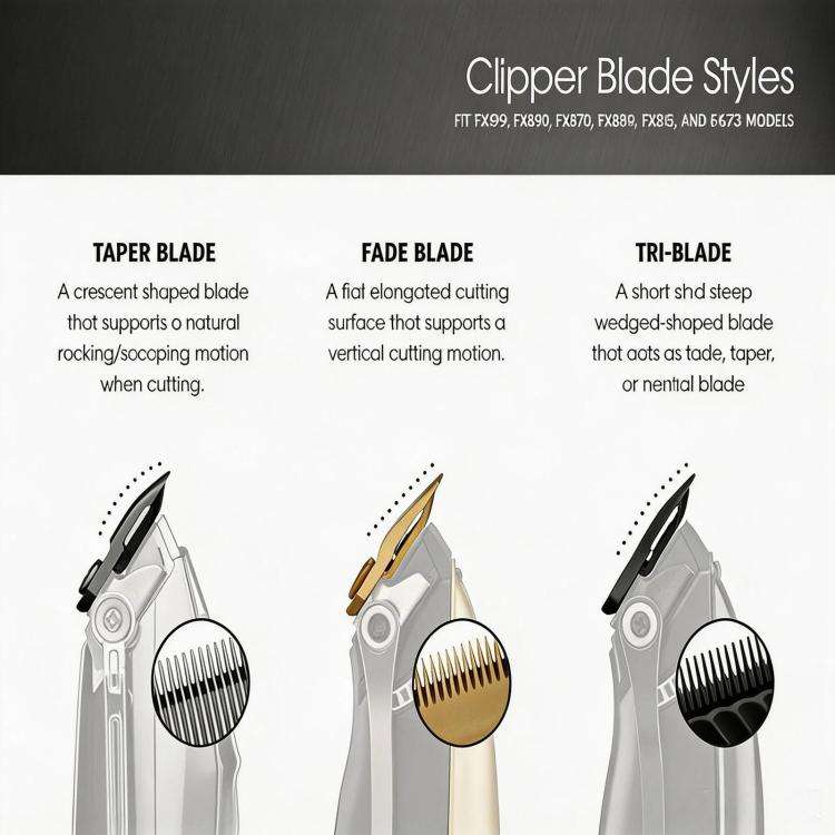 Replacement Clipper Blade For BaBylissPRO Barberology FX870/FX802/FXF880/FX810/FX820(803B)