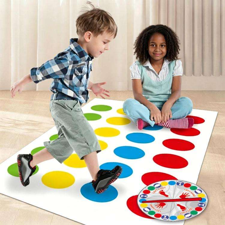 Children Interactive Dance Mat Multi-Family Party Game(Color Box)