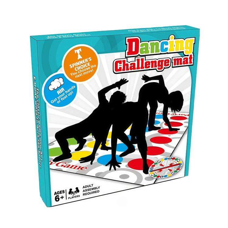 Children Interactive Dance Mat Multi-Family Party Game(Color Box)