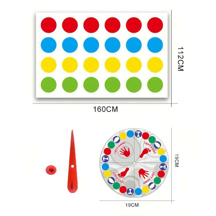 Children Interactive Dance Mat Multi-Family Party Game(Color Box)