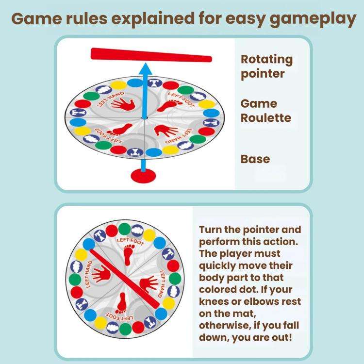 Children Interactive Dance Mat Multi-Family Party Game(Color Box)