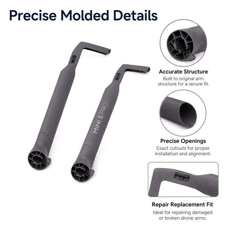For DJI Mini 5 Pro Drone Arm Shells Repair Parts Single Boom Shell Left Front