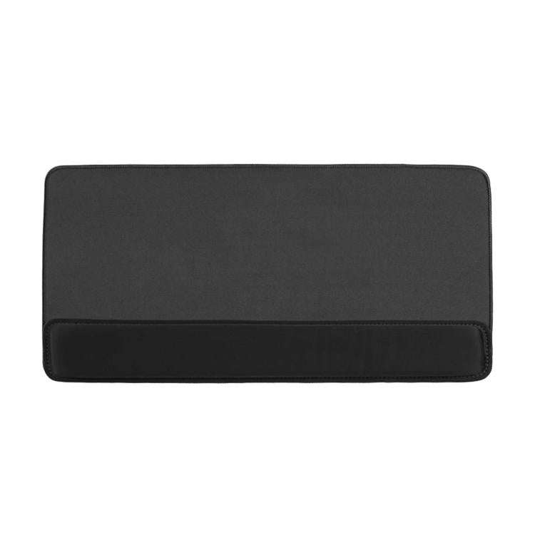 Large Integrated Wrist Rest Mouse Pad & Desk Mat, Office Gaming Wrist Support Keyboard Hand Rest(...