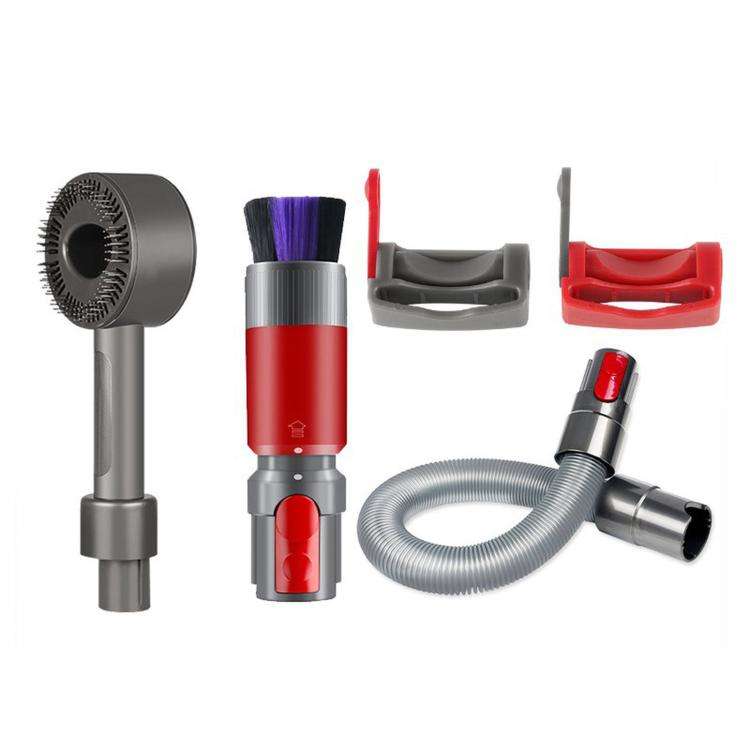 3-in-1 Gray Scratch-Free Dusting Brush Accessories Kit For Dyson V7 V8 V10 V11 V15 Vacuum Attachm...