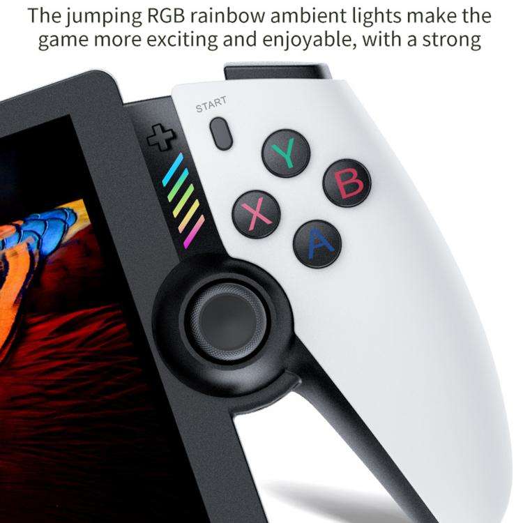 SJGAM M28 Vibration Experience 7 Inch IPS Large Screen Handheld Gaming Console, Memory: 128GB