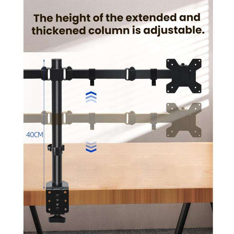 Desk Clamp Style Multi-Angle Rotating Laptop Screen Stand With Height Adjustment(ZX-MT022)