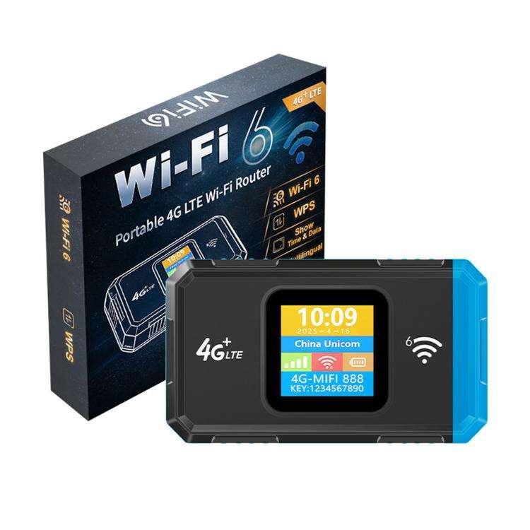4G Wireless Hotspot LTE Wireless Type-C SIM Card Router(Blue)