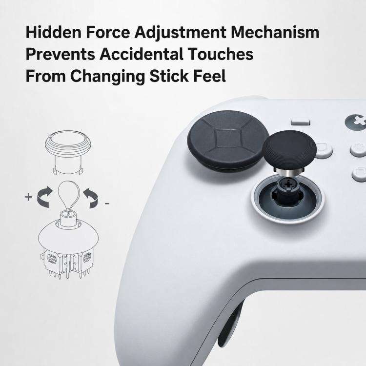 GuliKit TT MAX Wireless Controller with 720-degree Adjustable TMR Joysticks, Magnetic Levitation ...