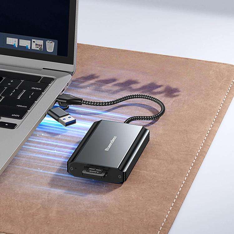 Blueendless Card Reader Camera Converter, Interfaces: CFeA / USB3.2 10Gbps