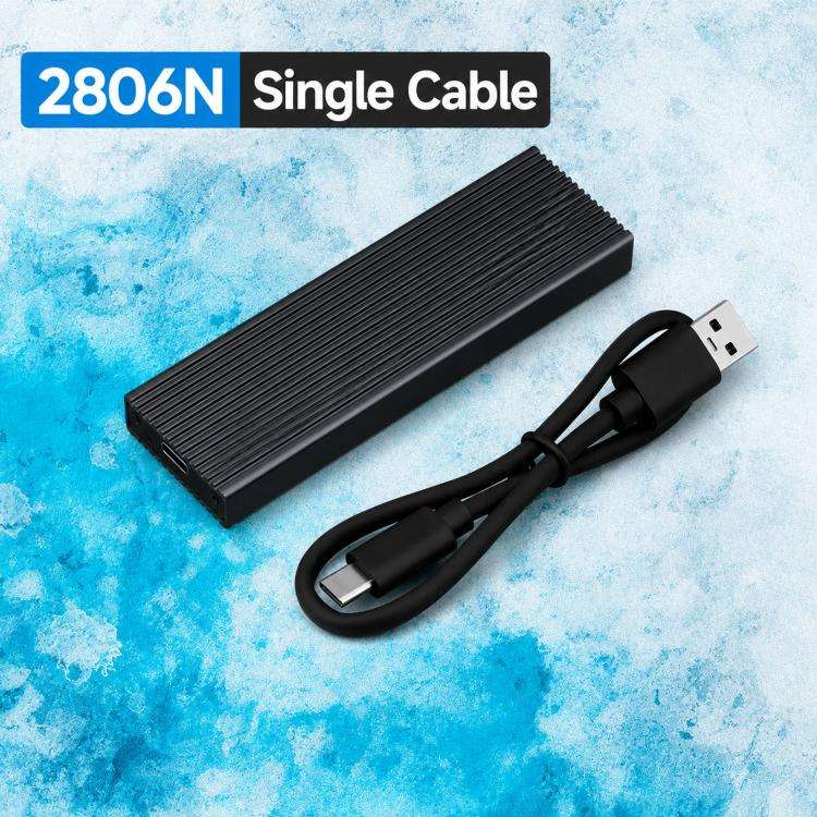 Blueendless 2806N M.2 NVMe SSD Enclosure 10Gbps Aluminum External Solid State Drive Case USB-C To...