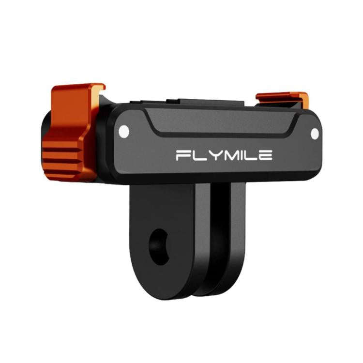 For DJI Osmo Action 6 / 5 Pro / 4 / 3 FLYMILE Magnetic Quick-Release Base(Black)