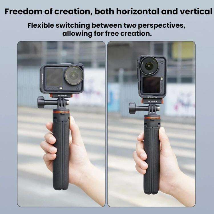 For DJI Osmo Action 6 / 5 Pro / 4 / 3 FLYMILE Magnetic Quick-Release Base(Black)