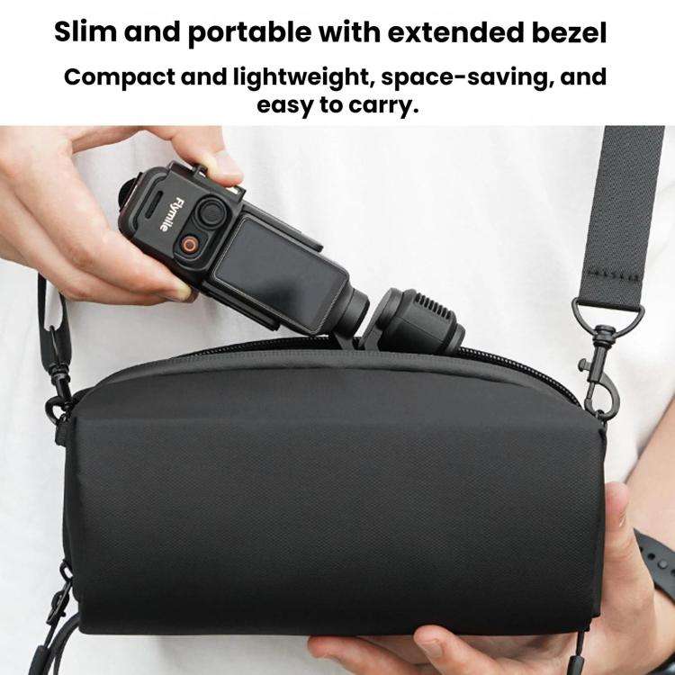 For DJI Pocket 4 / 3 Flymile Multi-Functional Handheld Extender Frame With Strap Mount(Black)
