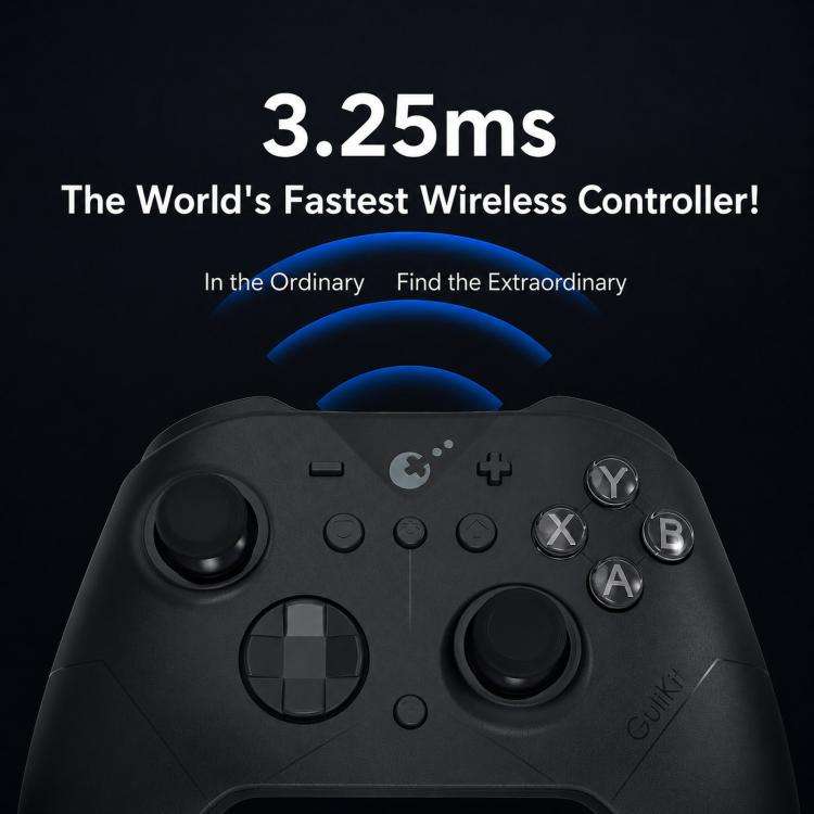 GuliKit ES Pro E-Sports Controller With TMR Joysticks Support Switch / Switch 2 Wakeup(White)